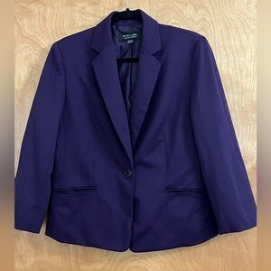 Black Label Evan Picone Purple Blazer Jacket 10